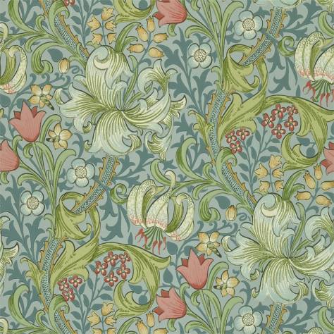 William Morris & Co Compendium II Wallpapers Golden Lily Wallpaper - Mineral - DMCW210430