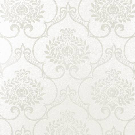 Casadeco Midnight 3 Wallpapers Ornement Wallpaper - White - 26450136