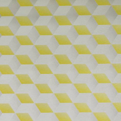 Casadeco Chrome Wallpapers Square 3D Wallpaper - Yellow/Silver - 28351903