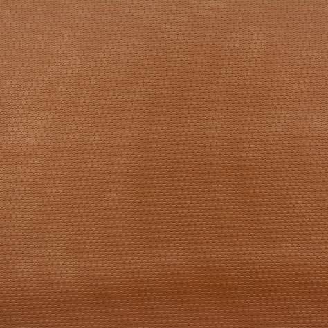 Casadeco Chrome Wallpapers Uni Leather Wallpaper - Orange - 28373144