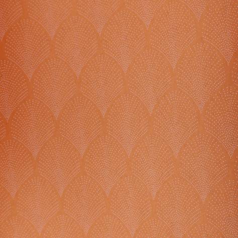 Casadeco Louise Wallpapers Petite Palmette Wallpaper - Copper - 28902835