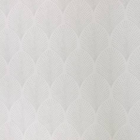 Casadeco Louise Wallpapers Petite Palmette Wallpaper - Grey - 28909312