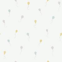 Cerfs Volants Wallpaper - Blue/Yellow