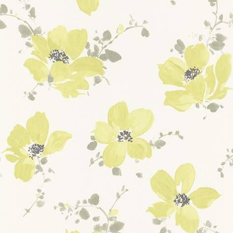 Casadeco Florescence Fabrics and Wallpapers Sabatini Wallpaper - Vert - 82327210