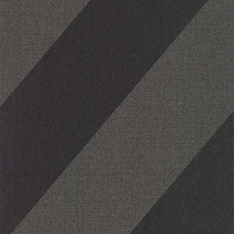 Casadeco Helsinki Wallpapers Oblique Wallpaper - Noir - HELS82069508