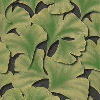 Biloba Wallpaper - Vert Chlorophylle