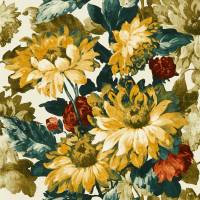 Sunforest Wallpaper - Olive/Russet