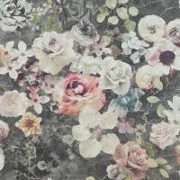 Marble Rose Wallpaper - Charcoal
