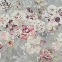 Marble Rose Wallpaper - Silver