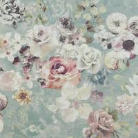 Marble Rose Wallpaper - Aqua