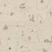Searsport Map Wallpaper - Bone