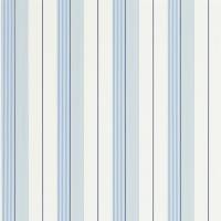Aiden Stripe Wallpaper - Blue / White
