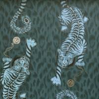 Emma J Shipley Tigris Wallpaper - Navy
