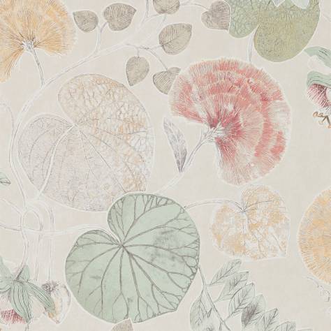 Harlequin Palmetto Wallpapers Dardanella Wallpaper - Amber/Mint - HGAT111260