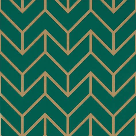 Harlequin Momentum Wallpapers Vol. 5 Tessellation Wallpaper - Teal Gold - HMWF111984