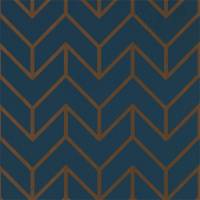 Tessellation Wallpaper - Marine Copper