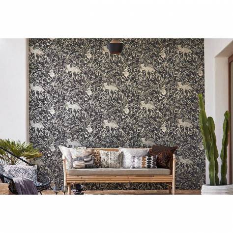 Harlequin Mirador Wallpapers Nirmala Wallpaper - Jet / Chalk - HMIW112242