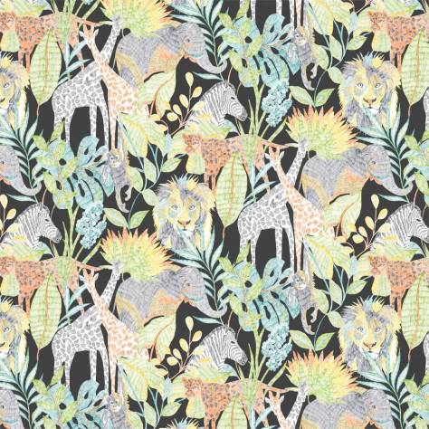 Harlequin Book of Little Treasures Wallpapers Into the Wild Wallpaper - Midnight / Jungle - HLTF112649