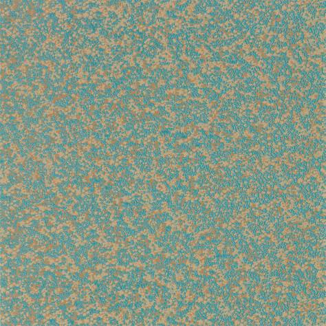 Harlequin Anthology 05 Wallpapers Coral Wallpaper - Teal/Gold - EANV111869