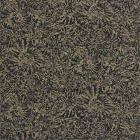Ammonite Wallpaper - Charcoal / Brass