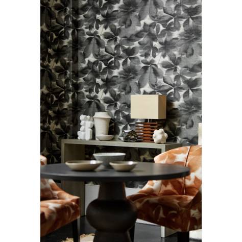 Harlequin Colour 4 Wallcoverings Grounded Wallpaper - Baked Terracotta/Parchment - HC4W113007