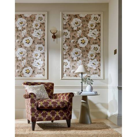 Harlequin Colour 4 Wallcoverings Florent Wallpaper - Positano/Maple/Graphite - HC4W113014