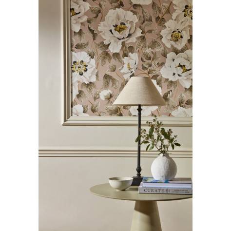 Harlequin Colour 4 Wallcoverings Florent Wallpaper - Stone/Tranquility/Slate - HC4W113017