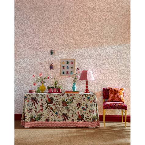 Harlequin Harlequin x Sophie Robinson Wallpapers Wiggle Wallpaper - Carnelian/Rose Quartz - HSRW113062